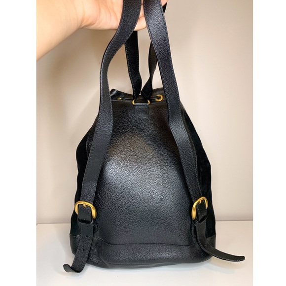 Vintage Gucci bamboo suede backpack - Picture 3 of 9